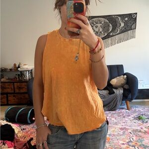 Wild Fable Vibrant Orange Tank Top
